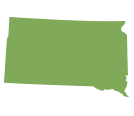 Map of South Dakota