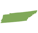 Map of Tennessee