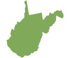 Map of West Virginia